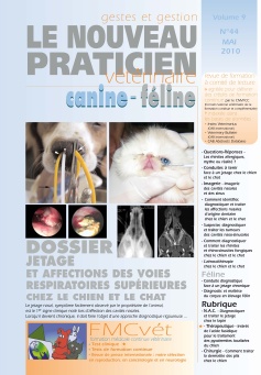 Jetage et affections des voies respiratoires supérieures