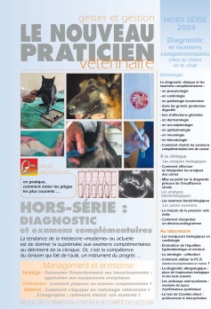 Diagnostic : de la clinique aux examens complémentaires du chien et du chat